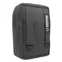 Warrior Laser Cut Small Vertical Utility Pouch - Black