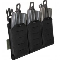 Warrior Laser Cut Triple Bungee 5.56 Magazine Pouch - Black