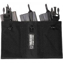 Warrior Laser Cut Triple Bungee 5.56 Magazine Pouch - Black