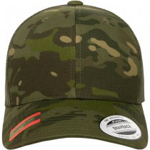 Flexfit Multicam Retro Trucker Snapback Cap - Multicam Tropic