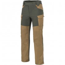 Helikon Hybrid Outback Pants Duracanvas - Coyote / Taiga Green - S - Long