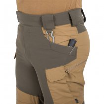 Helikon Hybrid Outback Pants Duracanvas - Coyote / Taiga Green - S - XLong