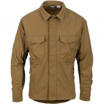 Helikon Woodsman Shirt - Taiga Green / Black A - S