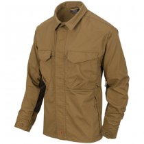 Helikon Woodsman Shirt - Coyote / Taiga Green