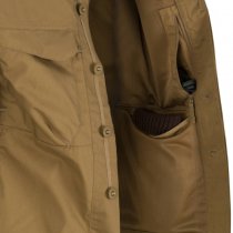 Helikon Woodsman Shirt - Coyote / Taiga Green A - XS