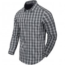 Helikon Covert Concealed Carry Shirt - Foggy Grey Plaid - L