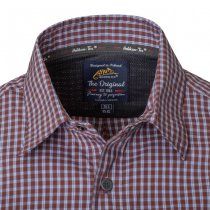 Helikon Covert Concealed Carry Shirt - Foggy Grey Plaid - 3XL