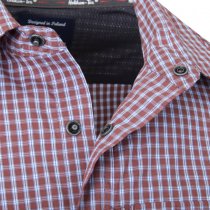 Helikon Covert Concealed Carry Shirt - Scarlet Flame Checkered - M