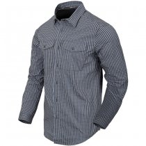 Helikon Covert Concealed Carry Shirt - Phantom Grey Checkered - M