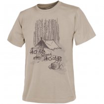 Helikon-Tex T-Shirt Home Sweet Home - Khaki