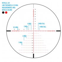 Sightmark Citadel 3-18x50 LR1 MOA FFP Riflescope