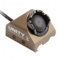 Unity Tactical Hot Button Rail Mount Laser 7 Inch - Dark Earth