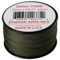 Atwood Rope Nano Cord 300ft - Olive Drab