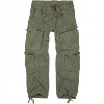 Brandit Pure Vintage Trousers - Olive - 5XL