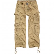 Brandit Pure Vintage Trousers - Beige - L