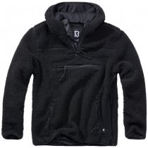 Brandit Teddyfleece Worker Pullover - Black - 2XL