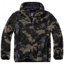 Brandit Teddyfleece Worker Pullover - Dark Camo