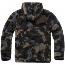 Brandit Teddyfleece Worker Pullover - Dark Camo - 4XL