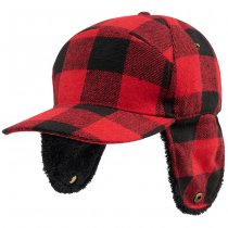 Brandit Lumberjack Wintercap - Red / Black