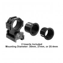 Leapers 30mm Flip-To-Side QD Mount Ring