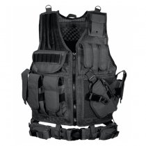 Leapers 547 Law Enforcement Tactical Vest Right Handed - Black