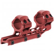 Leapers Accu-Sync 1 Inch High Profile 34mm Offset Mount - Red