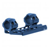 Leapers Accu-Sync 1 Inch High Profile 50mm Offset Mount - Blue
