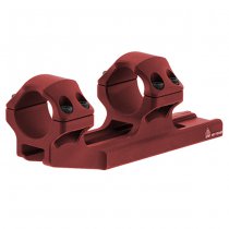 Leapers Accu-Sync 1 Inch Medium Profile 34mm Offset Mount - Red