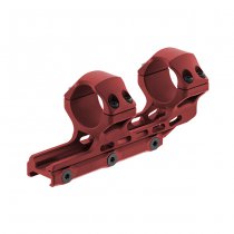 Leapers Accu-Sync 30mm High Profile 34mm Offset Mount - Red