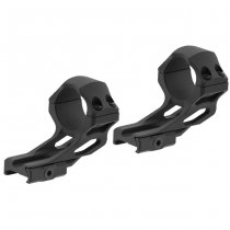 Leapers Accu-Sync 30mm High Profile 37mm Offset Rings - Black