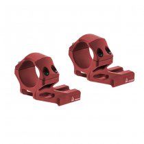 Leapers Accu-Sync 30mm High Profile 37mm Offset Rings - Red