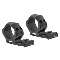 Leapers Accu-Sync 34mm High Profile 37mm Offset Rings - Black