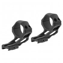 Leapers Accu-Sync 34mm High Profile 37mm Offset Rings - Black