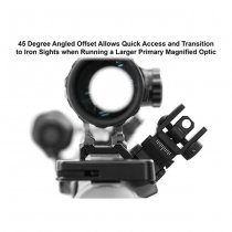 Leapers Accu-Sync 45 Degree Flip-Up Rear Sight