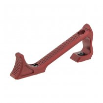 Leapers Keymod Ultra Slim Angled Foregrip - Red