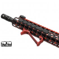 Leapers Keymod Ultra Slim Angled Foregrip - Red