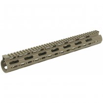 Leapers Pro AR15 Super Slim 15 Inch Free Float Handguard Cerakote - Dark Earth