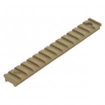 Leapers Pro Super Slim Rail 15-Slots - Dark Earth