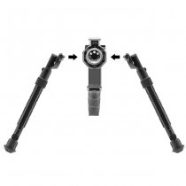 Leapers Recon Flex M-LOK Bipod 8.0-11.8 Inch - Black