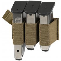 Helikon Triple Pistol Magazine Insert - Olive Green