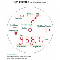 Vortex Fury HD 5000 AB 10x42 Laser Rangefinding Binocular