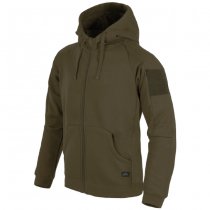 Helikon Urban Tactical Hoodie Lite FullZip - Green - XL