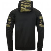 Helikon Rogue Tactical Hoodie FullZip - Black / Tiger Stripe - XS