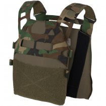 Direct Action Bearcat Ultralight Plate Carrier - Woodland