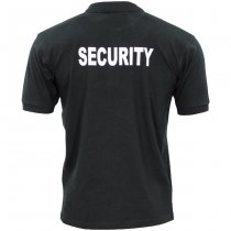 MFH Security Print Polo Shirt - Black - 3XL