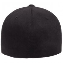 Flexfit Wooly Combed Cap - Black Black - L/XL