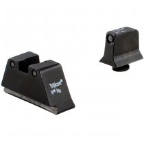 Trijicon GL201-C-600661 Glock Standard Frames Night Sight Suppressor Set - Black Outline / Green Lamps