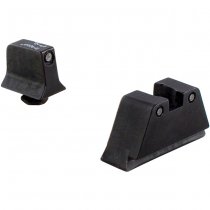 Trijicon GL201-C-600661 Glock Standard Frames Night Sight Suppressor Set - Black Outline / Green Lamps