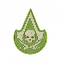 JTG Assassin Skull Rubber Patch - Multicam