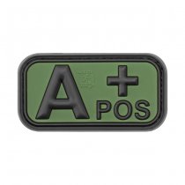 JTG Bloodtype Rubber Patch A Pos - Forest